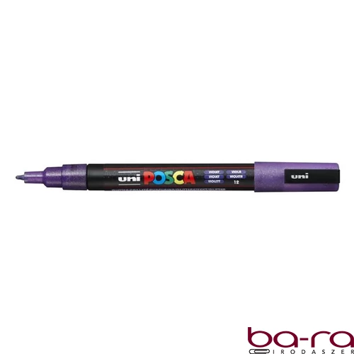 Filctoll UNI Posca PC-3ML csillámló lila