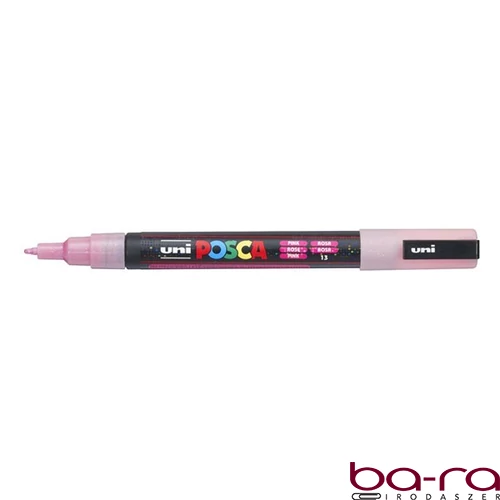 Filctoll UNI Posca PC-3ML csillámló rózsaszín