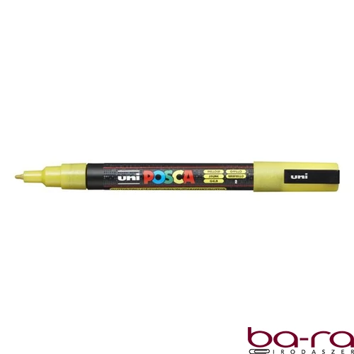 Filctoll UNI Posca PC-3ML csillámló sárga
