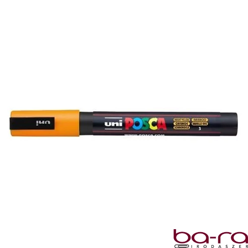Filctoll UNI Posca PC-3M ragyogó sárga