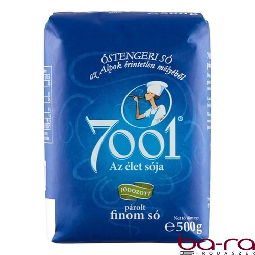 Finom párolt só 7001 jódozott 500 g