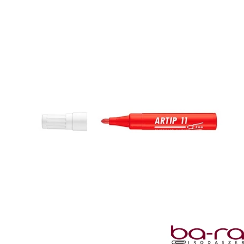 Flipchart marker ICO Artip 11 Teddy kerek piros 1-3mm