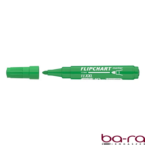 Flipchart marker ICO Artip 11 XXL kerek zöld 1-3mm