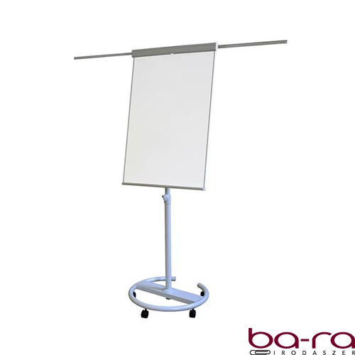 Flipchart tábla MEMOBE mágneses felület 68x105cm 2 db segédkarral mobil állítható magasság