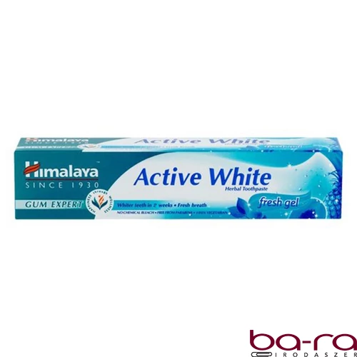 Fogkrém HIMALAYA Active White fogfehérítő és frissítő gyógynövényes 75ml