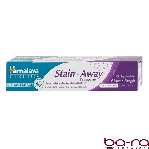 Fogkrém HIMALAYA Stain Away folteltávolító és fogfehérítő gyógynövényes 75ml