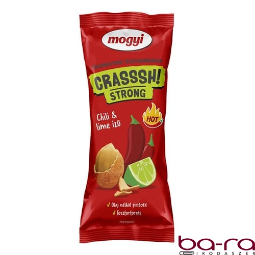 Földimogyoró tésztabundában MOGYI Crasssh! Strong chili-lime 60 g