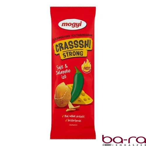 Földimogyoró tésztabundában MOGYI Crasssh! Strong sajtos-jalapenos 60 g