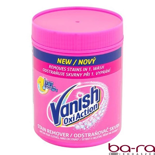 Folteltávolító por VANISH Oxi Action Pink 525 g