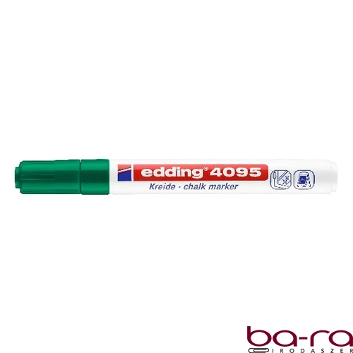 Folyékony kréta EDDING 4095 vágott 2-3 mm zöld