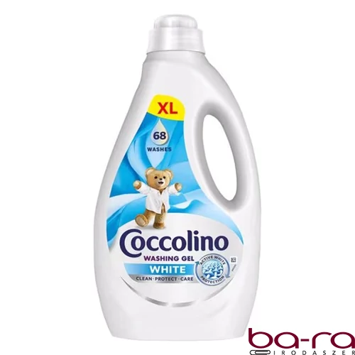 Folyékony mosószer COCCOLINO Care White 2,72 liter 68 mosás