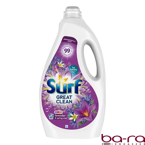 Folyékony mosószer SURF Lavender 3 liter 60 mosás