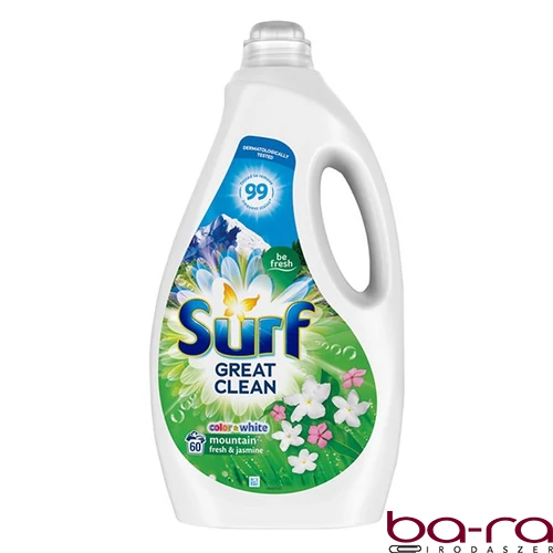 Folyékony mosószer SURF Mountain Fresh 3 liter 60 mosás