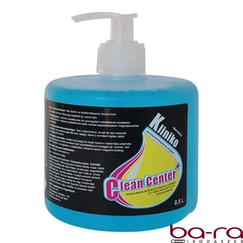 Folyékony szappan CLEAN CENTER Kliniko-dermis fertőtlenítő hatású 500 ml
