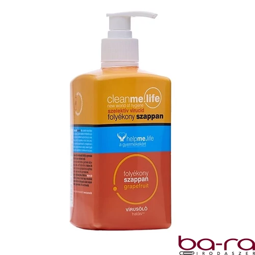Folyékony szappan pumpás CLEANME.LIFE virucid grapefruit 500 ml