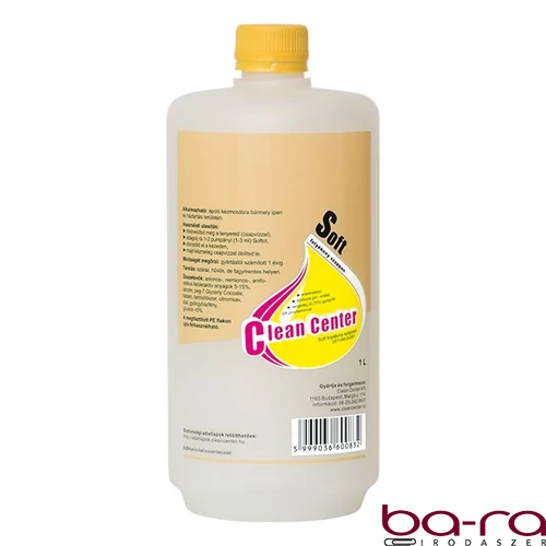 Folyékony szappan utántöltő CLEAN CENTER Kliniko-soft fertőtlenítő hatású 1L