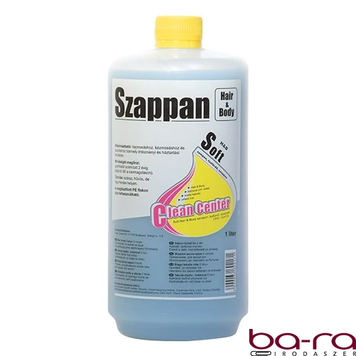 Folyékony szappan utántöltő CLEAN CENTER Soft hair&body 1L