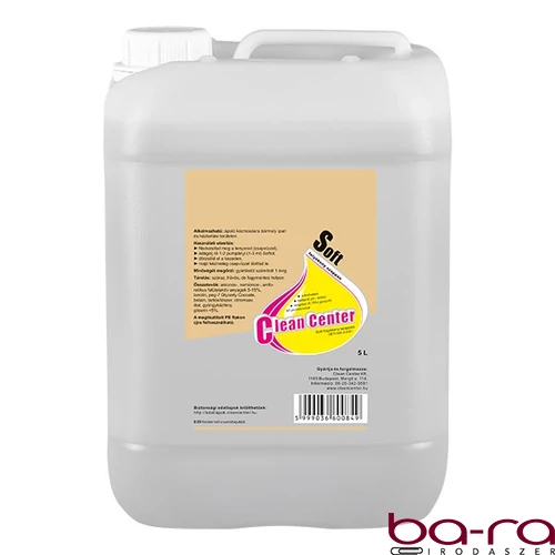 Folyékony szappan utántöltő CLEAN CENTER Soft hair&body 5L