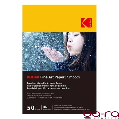 Fotópapír KODAK Fine Art Smooth 10x15 cm 230 g 50 íves