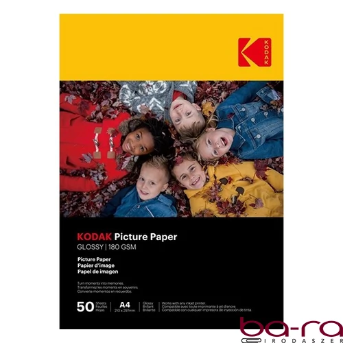 Fotópapír KODAK Picture High Gloss A/4 180 g 50 íves