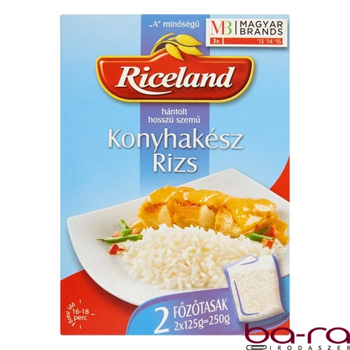 Főzőtasakos rizs RICELAND Konyhakész 2x125 g