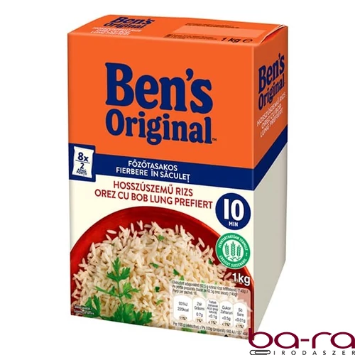 Főzőtasakos rizs UNCLE BENS hosszúszemű 2x125 g