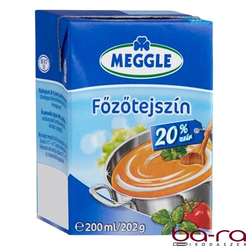 Főzőtejszín MEGGLE UHT 20% 200ml