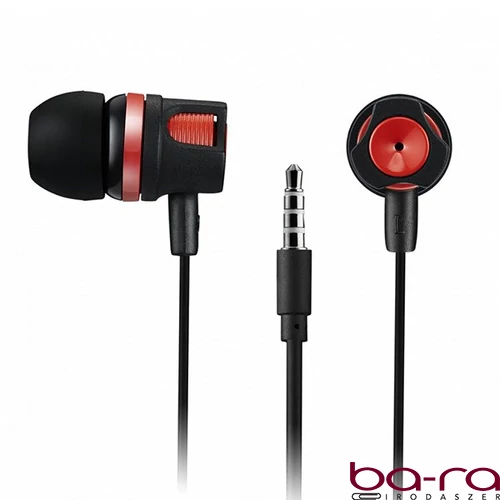 Fülhallgató CANYON CEP3R mikrofonos Black/Red