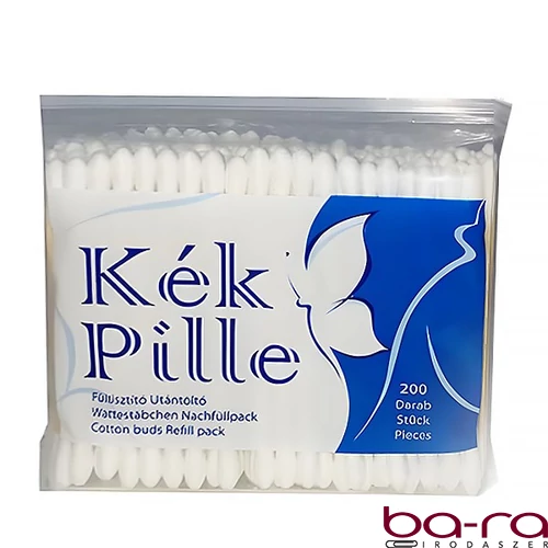Fültisztító pálcika KÉK PILLE utántöltő 200 db