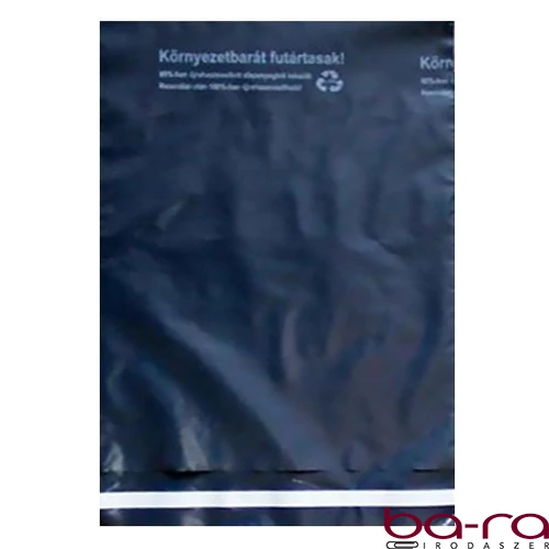 Futártasak biztonsági ragasztócsíkkal környezetbarát 17,5x25cm 50 mikron 100 darabos