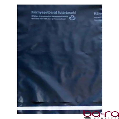 Futártasak biztonsági ragasztócsíkkal környezetbarát 35x45cm 50 mikron 100 darabos