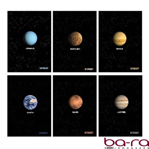 Füzet sima STREET A/4 54 lapos Planets