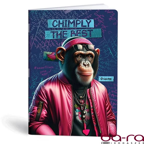 Füzet kockás LIPAMILL A/4 40 lapos Fashion animal