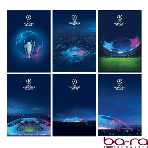 Füzet sima CHAMPIONS LEAGUE A/4 54 lapos