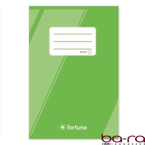 Füzet sima FORTUNA Basic A/5 32 lapos 20-32