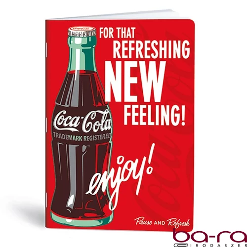 Füzet sima LIPAMILL A/4 40 lapos Coca Cola