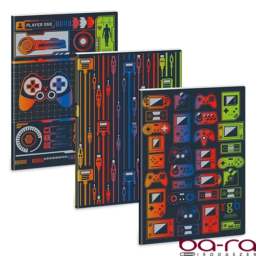 Füzet vonalas ARS UNA A/4 40 lapos Extra kapcsos RGB