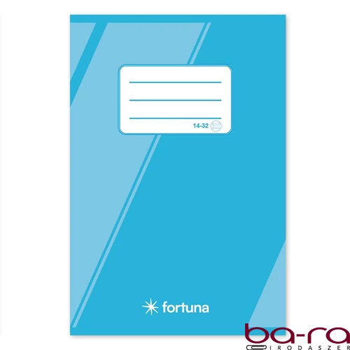 Füzet vonalas FORTUNA Basic A/5 32 lapos 14-32 1. osztályos
