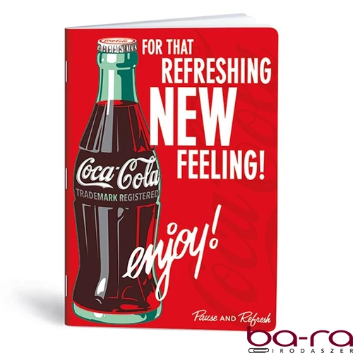 Füzet vonalas LIPAMILL A/4 40 lapos Coca Cola