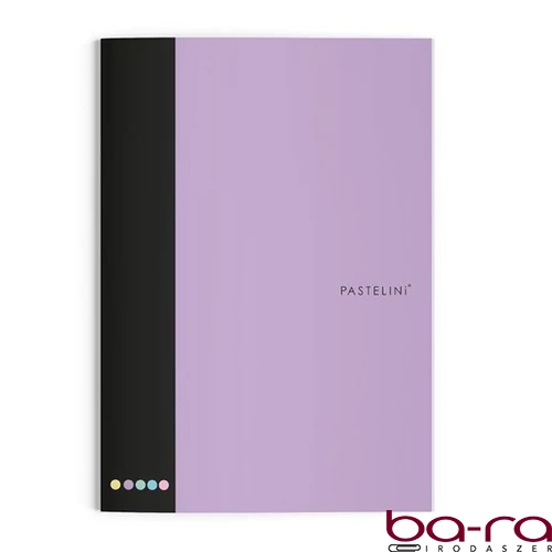 Füzet vonalas PASTELINI 444 A/4 40 lapos extra kapcsos lila