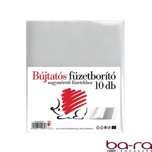 Füzetborító ICO Süni A/4 bújtatós 10 darabos