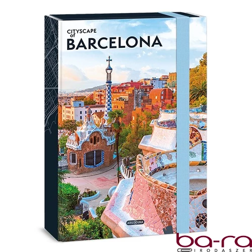 Füzetbox ARS UNA A/4 Cityscape-Barcelona