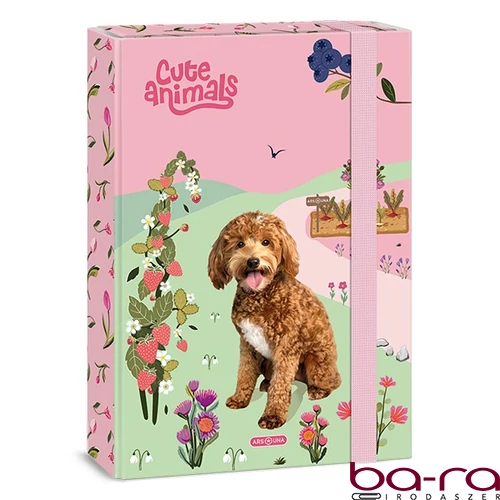 Füzetbox ARS UNA A/4 Cute Animals-Doggie