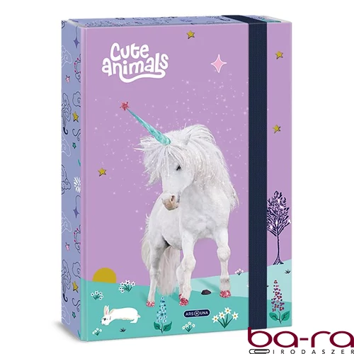 Füzetbox ARS UNA A/4 Cute Animals-Unicorn