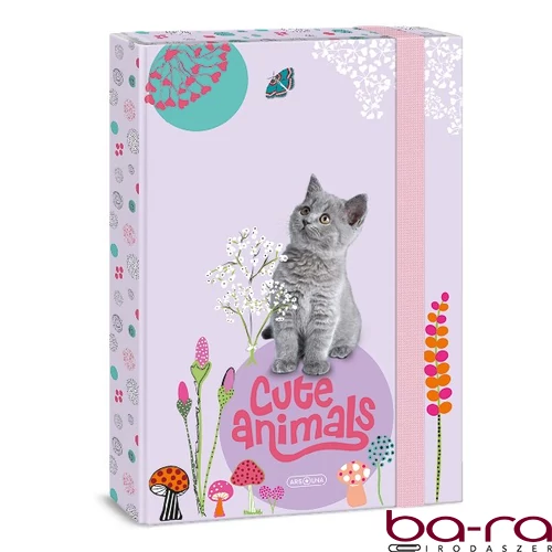 Füzetbox ARS UNA A/4 Cute Animals-kitten