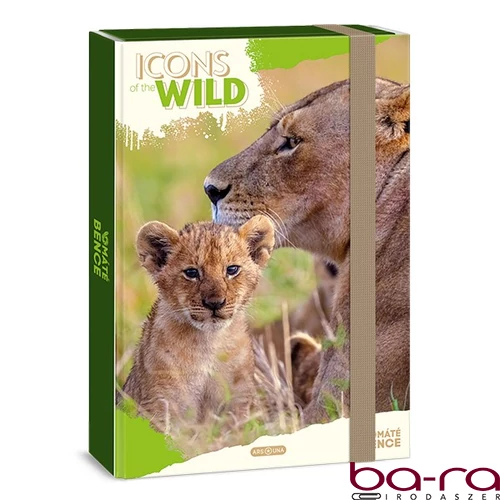 Füzetbox ARS UNA A/4 Icons of the Wild-Lions