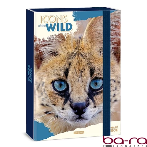 Füzetbox ARS UNA A/4 Icons of the Wild-Serval