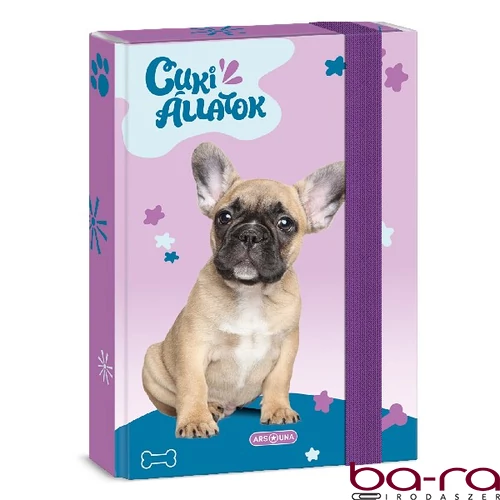 Füzetbox ARS UNA A/5 Cuki-Francia bulldog