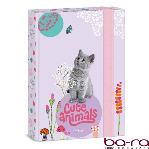 Füzetbox ARS UNA A/5 Cute Animals-Kitten