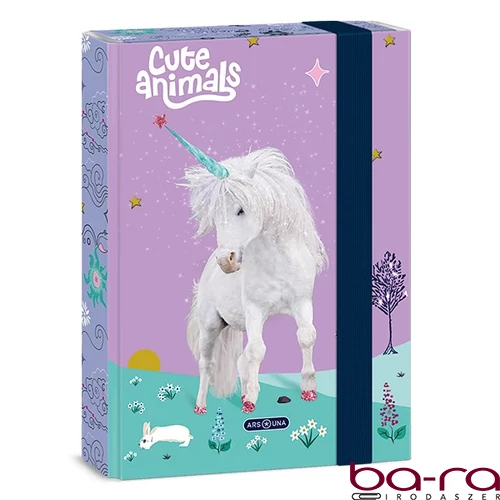 Füzetbox ARS UNA A/5 Cute Animals-Unicorn